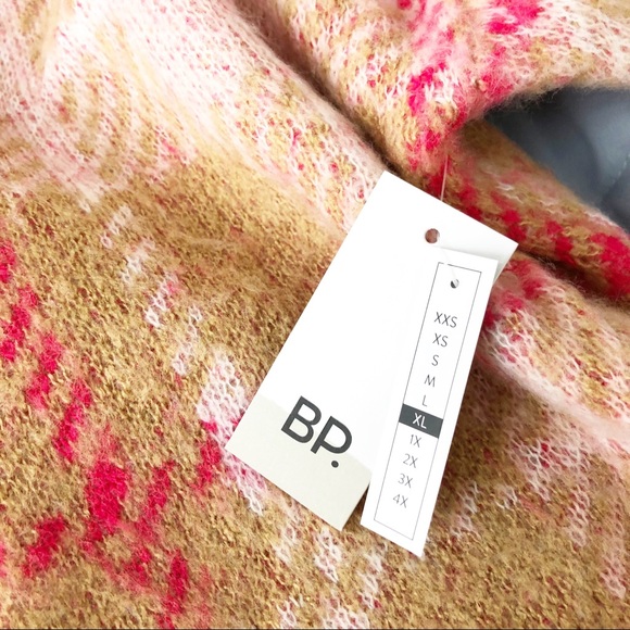 BP. Plaid Crewneck Long Sleeve Cozy Sweater - Picture 7 of 14